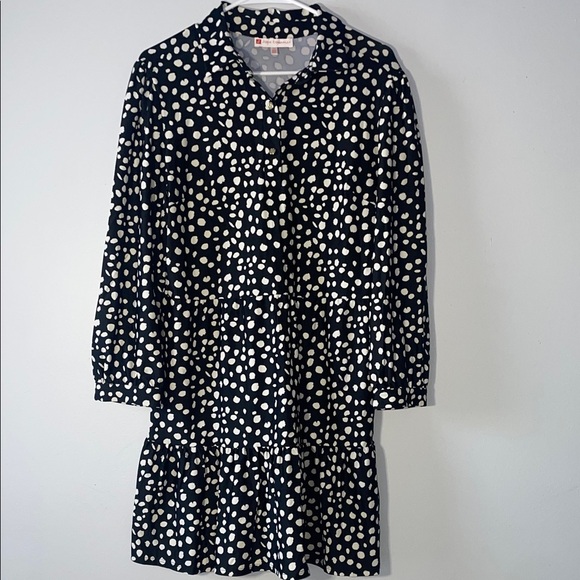 Jude Connally Dresses & Skirts - Jude Connally Long Sleeve Dress Black and Cream